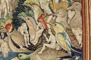 The Garden of Earthly Delights. ca. 1560 (teppe) av Hieronymus (after) Bosch