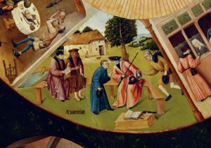 De syv store syndene og de fire siste tingene av Hieronymus Bosch