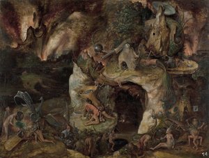 Infernolandskap av Hieronymus Bosch