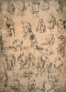 Krøblinge, tiggere og tiggermusikere av Hieronymus Bosch