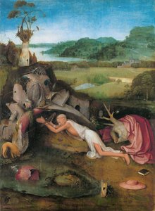 Den hellige Jerome av Hieronymus Bosch