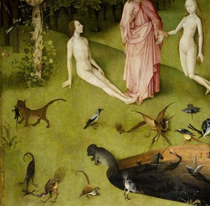 The Garden of Earthly Delights, 1490-1500 av Hieronymus Bosch