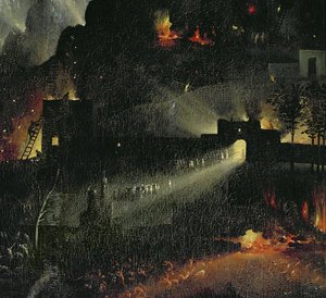 The Garden of Earthly Delights, ca. 1500 (detalj av 3425) av Hieronymus Bosch