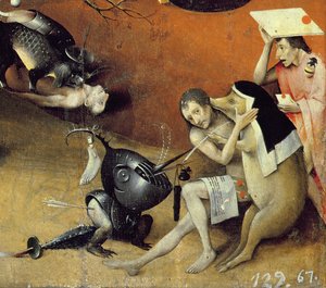 The Garden of Earthly Delights, ca. 1500 (detalj av 3425) av Hieronymus Bosch
