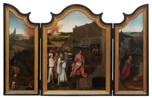 Triptych of Job, ca. 1500-24 (olje på panel) av Hieronymus Bosch