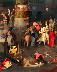 Triptych of the Temptation of St. Anthony (midtpanel) av Hieronymus Bosch