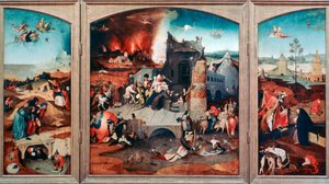 Triptych of the Temptation of St Anthony, c1480-1516 av Hieronymus Bosch