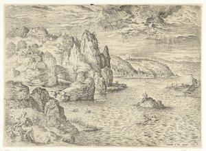 Hero og Leander Landskap med bibelske og mytologiske scener (serietittel)