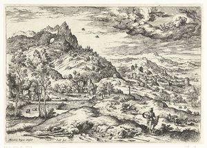 Merkur med hodet til Argus Landskap med bibelske og mytologiske scener (serietittel)
