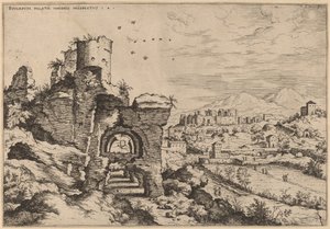 Ruiner på Palatinen, ser mot Caracalla-badene