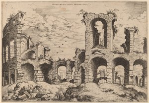 Andre utsikt over Colosseum av Hieronymus Cock