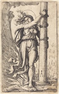 Motstand av Hieronymus Hopfer after Marcantonio Raimondi