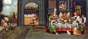 Lasarus i den rike mannens hus, 1610