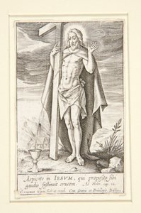 Kristus som frelser av Hieronymus Wierix