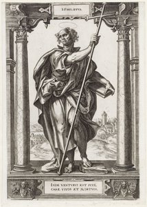 Saint Philip S. Philippvs (tittel på objekt) Kristus og de tolv apostler og St. Paulus (serietittel)