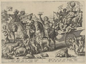 barndom The Four Ages of Man and Death (serietittel) av Hieronymus Wierix