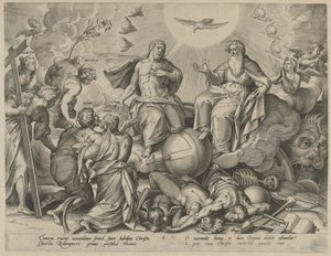 Siste dom The Four Ages of Man and Death (serietittel) av Hieronymus Wierix