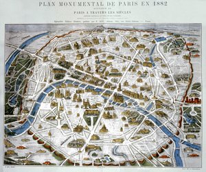 Det nye Paris. ca. 1867 (gravering) av Hilaire Guesnu