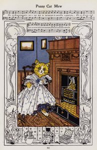 Pussy Cat Mew (farge litho)