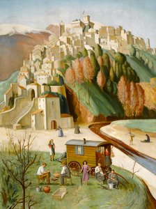 Cagnes Sur Mer, Den franske riviera, 1922-46 av Hilda Mary Harvey
