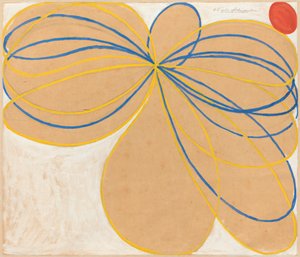Gruppe V, The Seven-Pointed Star, nr. 1 WUSSeven-Pointed Star Series, 1908. av Hilma af Klint