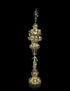 Medingen Minerva Cup, ca. 1650 (sølv og sølv) av Hinrich Ohmssen
