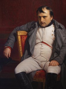 Napoleon I i Fontainebleau, 31. mars 1814, detalj