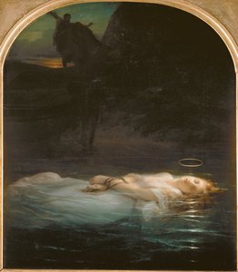 Die junge Märtyrerin von Hippolyte (1797-1856) Delaroche
