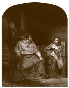 Joan of Arc blir forhørt av biskopen av Winchester av Hippolyte Delaroche