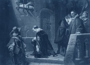 Lord Strafford førte til henrettelse av Hippolyte Delaroche
