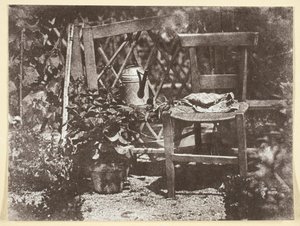Stol i en hage, 184250, trykt 1965.
