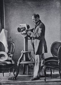 Portrett av Hippolyte Bayard, tatt av ham selv (s/hv-bilde)
