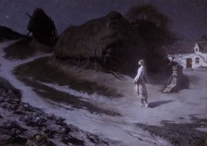 Den unge Pastoure (Joan of Arc), Salon 1884 (olje på lerret) av Hippolyte Berteaux