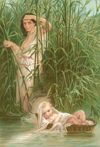 Miriam og Moses av Hippolyte Delaroche