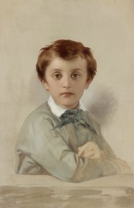 Portrett av Philippe-Grégoire Delaroche, kunstnerens yngre sønn, 1851 av Hippolyte Delaroche