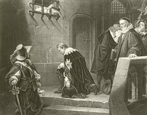 Jarlen av Strafford går til henrettelse av Hippolyte Delaroche