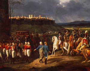 Napoleon Bonaparte møte med britiske fanger i Astorga, etter slaget ved La Coruna
