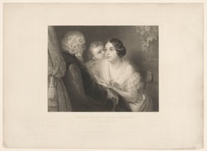 Filial kjærlighet. Naar Cl. M. Dubufe, med adresse van Goupil av Hippolyte Louis Garnier
