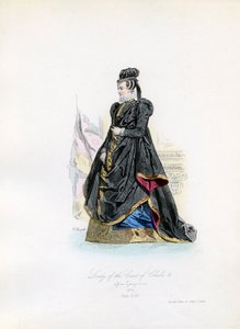 Dame ved hoffet til Charles IX av Hippolyte Louis and Polydore Pauquet