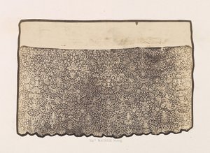 Lace Alb, som tilhører besøksklosteret, 1857. av Hippolyte Malègue