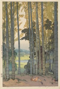 Bambus tre av Hiroshi Yoshida