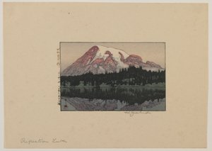 Reflection Lake på Mount Rainier, Showa-tiden av Hiroshi Yoshida