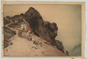 Summit of Fuji, fra serien, Ten Views of Mount Fuji, Showa-tiden av Hiroshi Yoshida