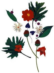 En blomst som får deg til å forestille deg julen. av Hiroyuki Izutsu