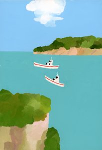 Fredelig hav av Hiroyuki Izutsu