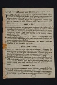 Gazzetta di Mantova - eldste italienske avis, 1665 av Historic Object