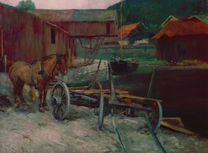 Sandvikbukta av Hjalmer Eilif Emanuel Peterssen