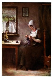 Strikkefisker, 1901. av Hobbe Smith