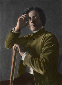 Portrett av Gibran Khalil Gibran - 1833-1931 - foto av F. Holland Day (1864-1933) - av Holland Fred Day