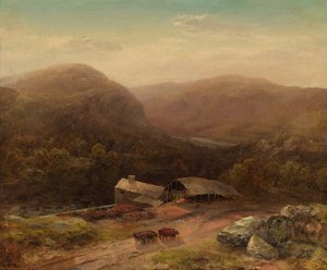 I Housatonic-dalen, sent på 1850-tallet.